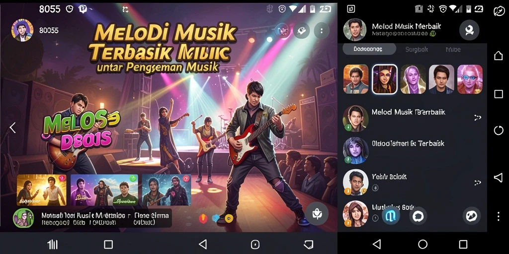 Tampilan gameplay 8055 yang menarik dengan efek visual yang memukau.