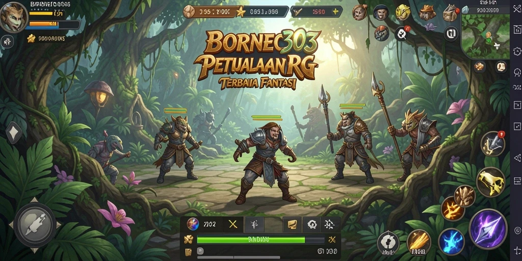 Tampilan permainan seru di BORNEO303 dengan aksi RPG yang menarik.