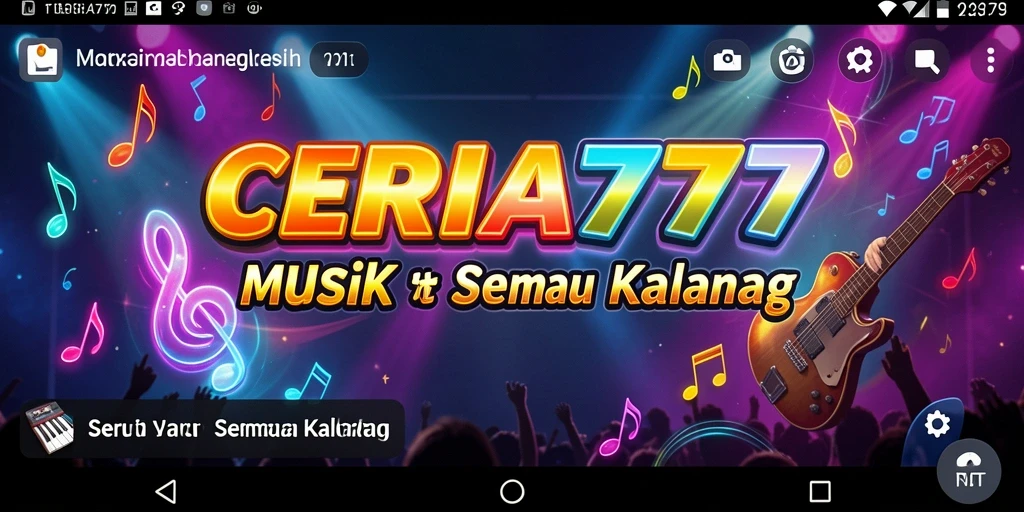 Tampilan gameplay CERIA777 yang penuh warna dan seru.