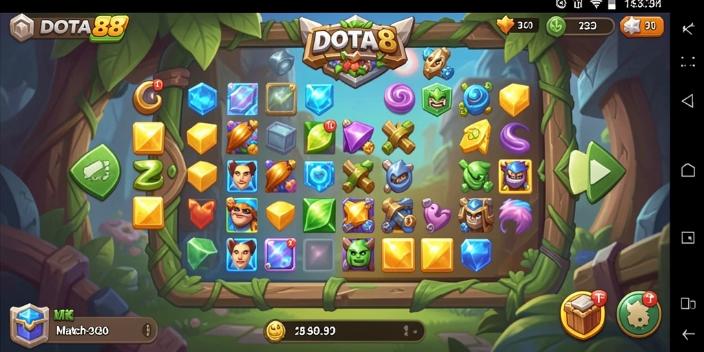 Tampilan gameplay DOTA88 yang menarik dan penuh warna.