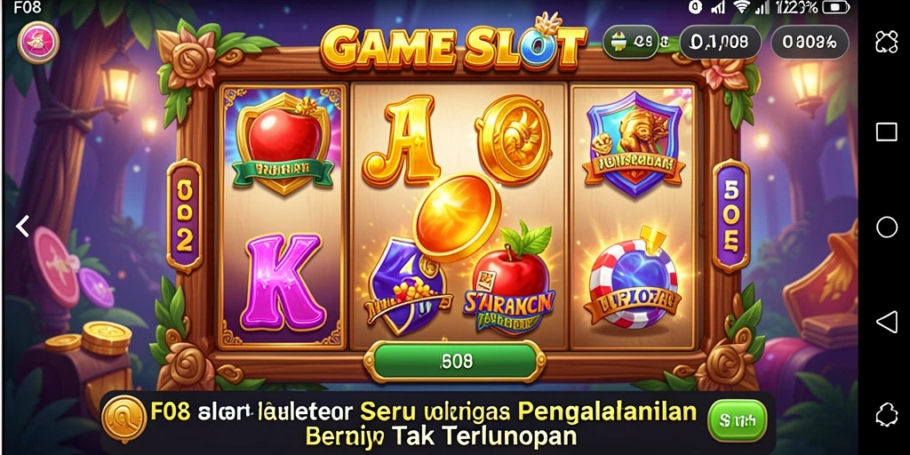 Tampilan gameplay F08 yang mendebarkan dan berwarna-warni.