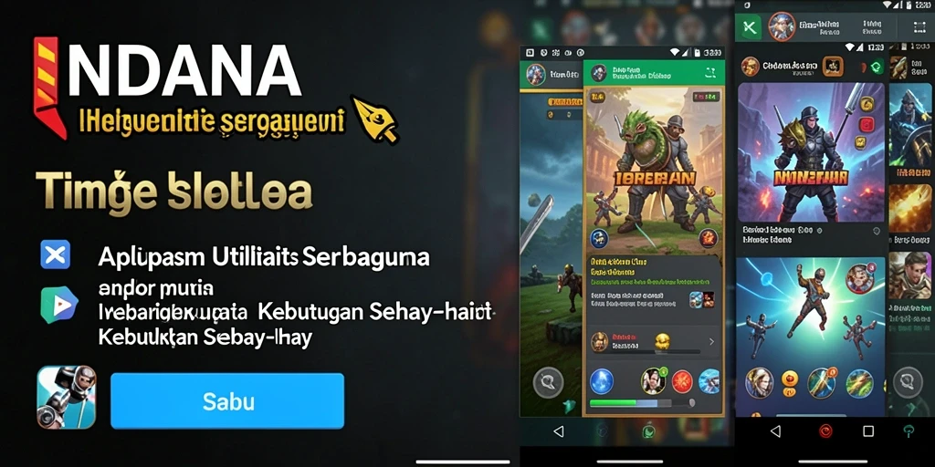 Tampilan antarmuka aplikasi INDAAA yang sederhana dan mudah digunakan.
