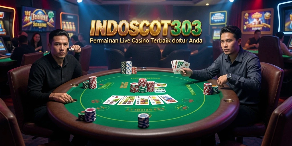 Tampilan gameplay Live Casino yang menarik dan interaktif dari INDOSLOT303.