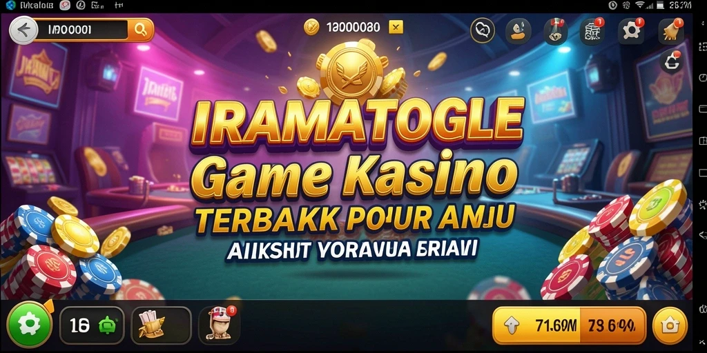 Screenshot utama IRAMATOGEL menampilkan gameplay Kasino yang menarik.