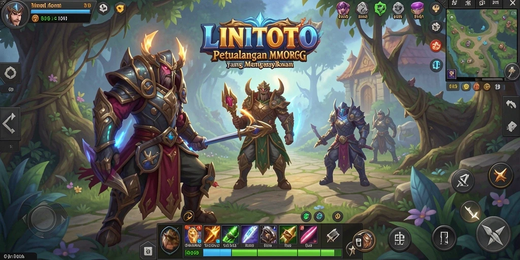 Tangkapan layar gameplay <strong>LINITOTO</strong> menampilkan aksi seru dan grafis mempesona.