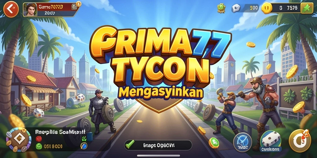 Tampilan gameplay PRIMA77 yang interaktif dan menantang.