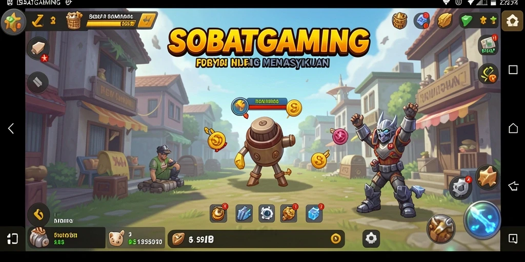 Tampilan gameplay SOBATGAMING yang menyentuh nuansa Idle.