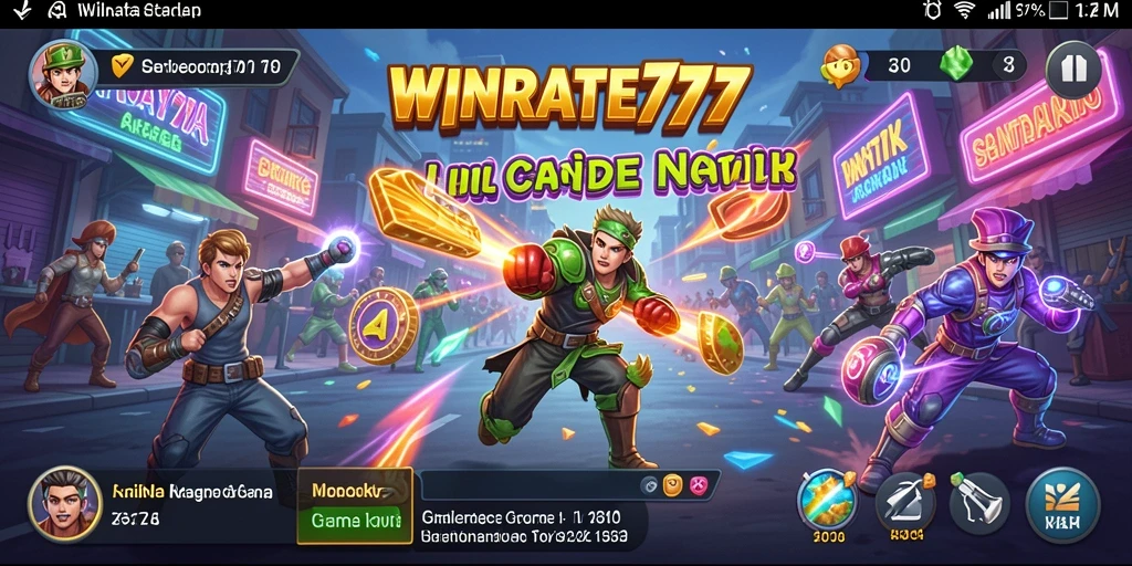 Tampilan gameplay seru dan menantang dari WINRATE777.